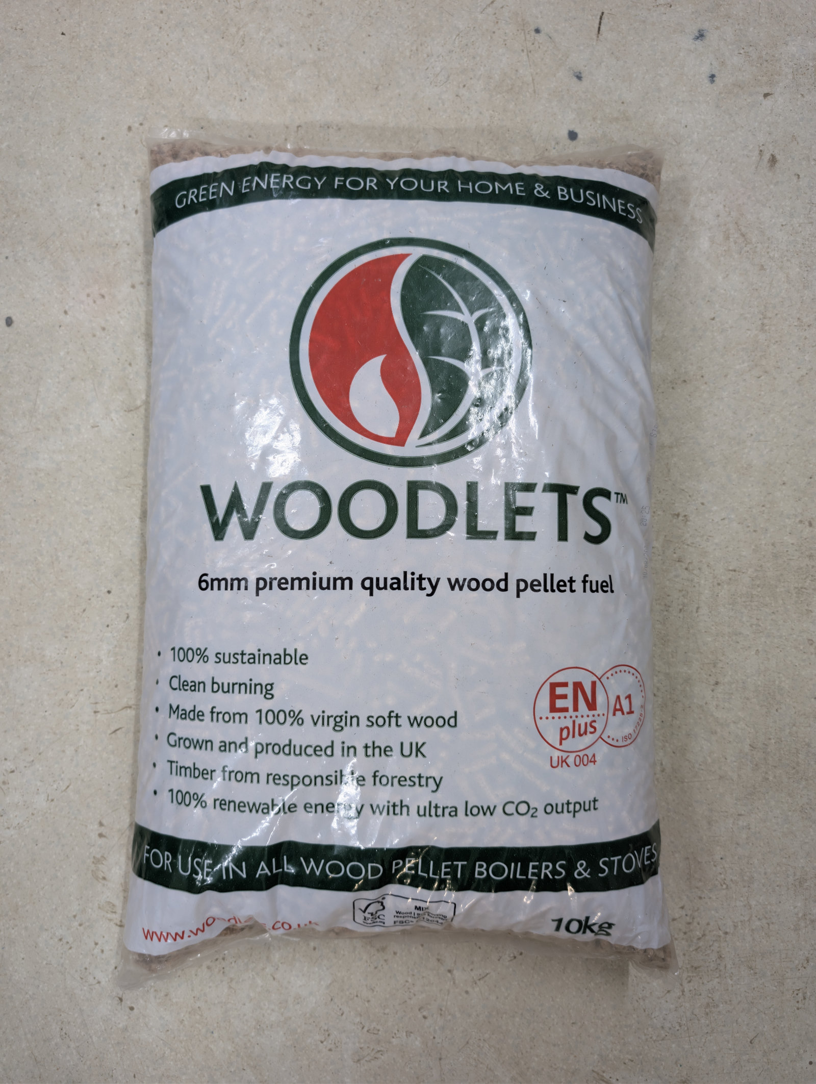 wood pellets 10kg